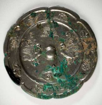 Mirror with Phoenixes and Auspicious Clouds