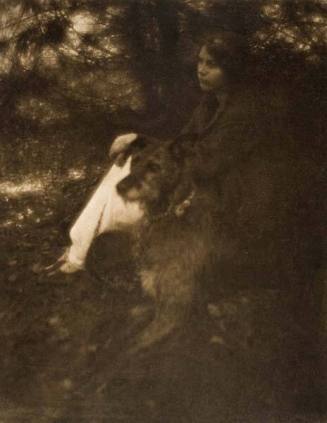 Girl with Dog, published in "Camera Work," No. 20, October 1907