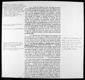 Upper Portion of Review of Gordon Brown Review of Yaacov Agam, part of "Reviews"