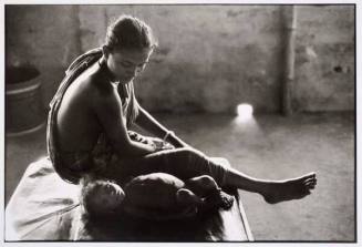 East Pakistan. Haringata Camp woman & child