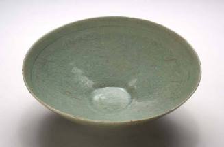 Bowl with floral scroll design