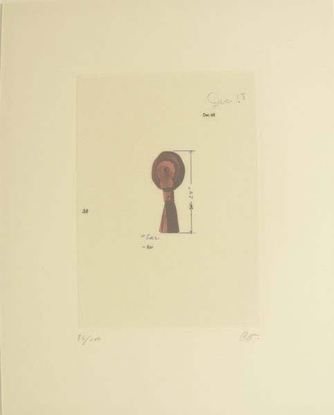 Untitled (Ear), from the portfolio "Notes in Hand"