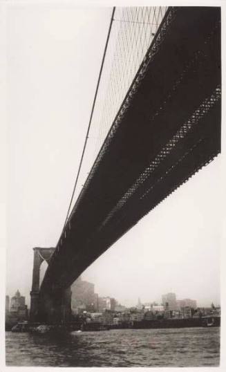 The Brooklyn Bridge, from the portfolio "The Brooklyn Bridge"