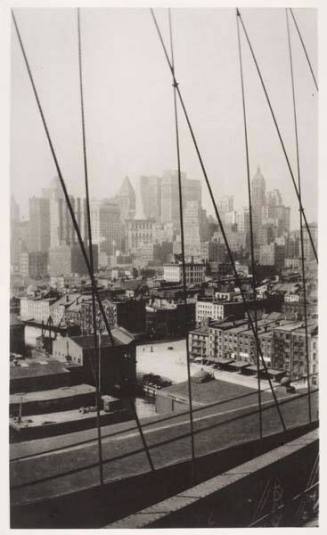 The Brooklyn Bridge, from the portfolio "The Brooklyn Bridge"