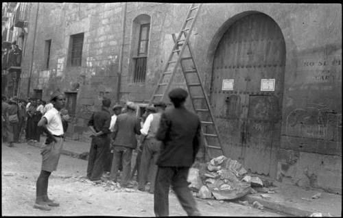 Untitled (A late XV century image of the Madonna and Child was destroyed on August 25, 1936)