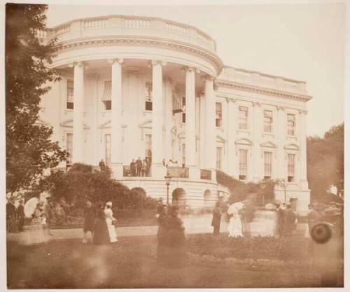 A White House Reception--Grover Cleveland on the Balcony