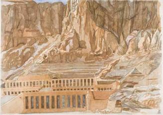 Temple of Hatshepsut, from the portfolio "Ruins and Landscapes"