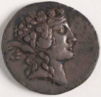 Coin: Head of Dionysus/Dionysus holding grapes