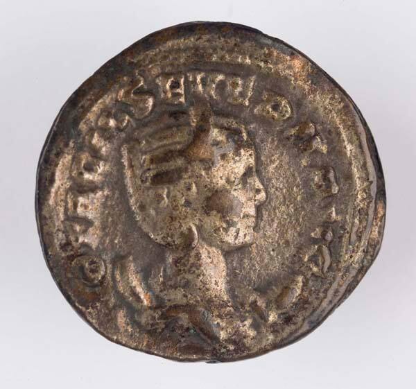 Antoninianus Coin of Otacilia Severa with Drapted Bust / Pietas