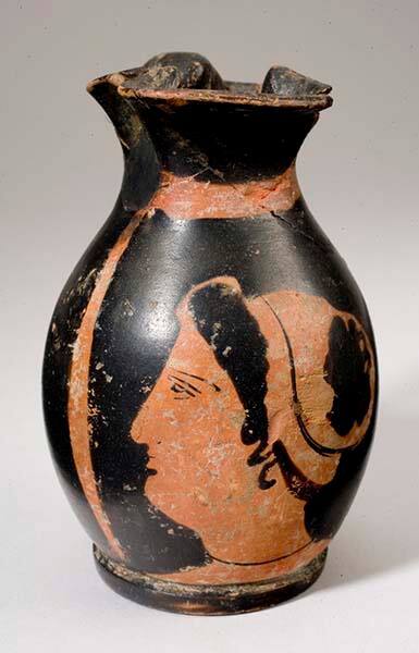 Red-Figure Head Vase