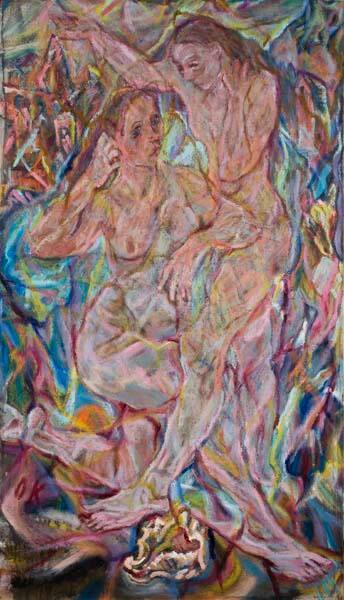 Double Nude: Two Women (Sketch)