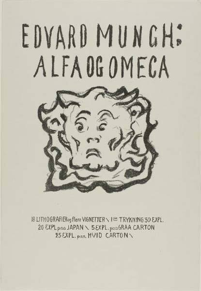 Coversheet, from the portfolio "Alfa og Omega" (Alpha and Omega)