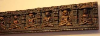 Carved Lintel with Jinas Seated in Meditation