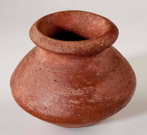 Small Red Pottery Jar