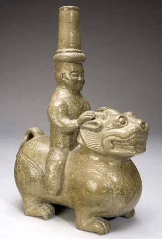 Figure Seated Astride a Chimera