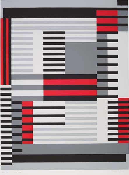 Smyrna-knüpfteppich (Bauhaus-period), from the portfolio "Connections/1925/1983"