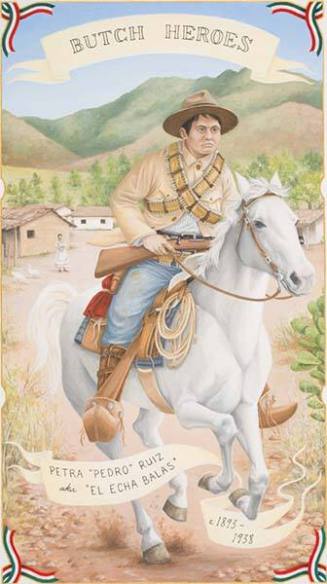 Petra "Pedro" Ruiz aka "El Elcha Balas" c. 1893-1938 Mexico, from the series "Butch Heroes"