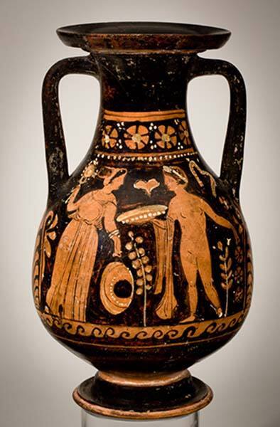 Vase: Young Couple/Matrons