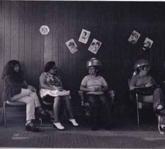 Four women at hair salon, from the series "Lower West Side"
