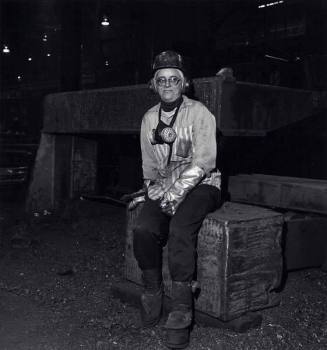 Mrs. Smith sitting at work, Republic Steel, from the series "Working People"