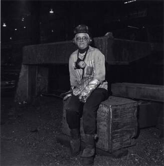 Mrs. Smith sitting at work, Republic Steel, from the series "Working People"