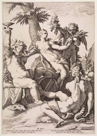 The Alliance of Venus with Bacchus and Ceres, from the series "Mythological Subjects"