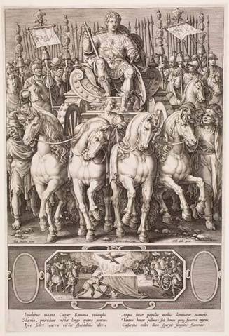 Frontispiece, from the series "Imperatorum XII (The Twelve Emperors)"