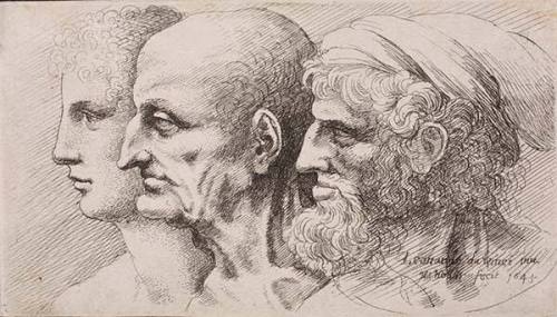 Three Male Heads