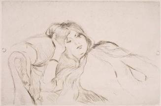 Jeune Fille au Canape (A Young Woman Resting)