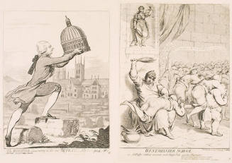 The Minister, plate 10 / Westminster School, plate 9, from the book "The Works of James Gillray, from the Original Plates"