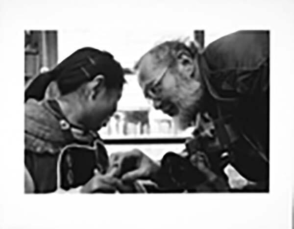 Eugene Smith photographing Jitsuko Tanaka