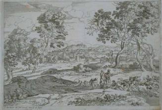 Landscape with Group of Four Figures