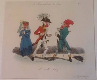 Vo-insulté Milady!, plate 8 from the series "Les Me´tamorphoses du Jour"