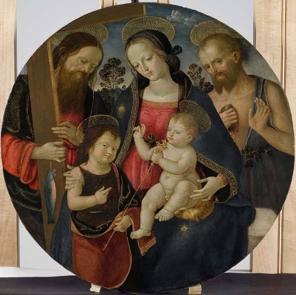 Virgin and Child with the Infant St. John the Baptist and Saints Andrew and Jerome