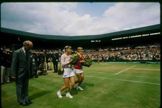 Chris Evert + Martina Navratilova Wimbledon, London, England