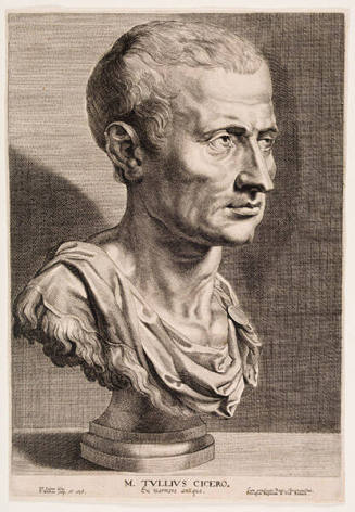 Marcus Tullius Cicero, from the series "Twelve Famous Greek and Roman Men"