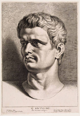 Marcus Junius Brutus, from the series "Twelve Famous Greek and Roman Men"