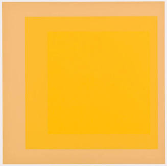 Homage to the Square (Yellow)
