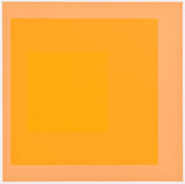Homage to the Square (Orange)