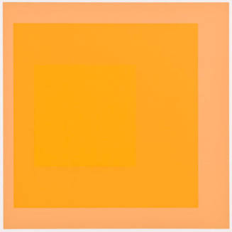 Homage to the Square (Orange)