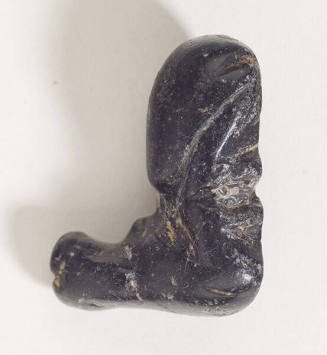Black Steatite Seal in the Form of a Ram