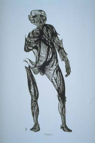 Hydrogen Man, from the portfolio "Fifteen Woodcuts"