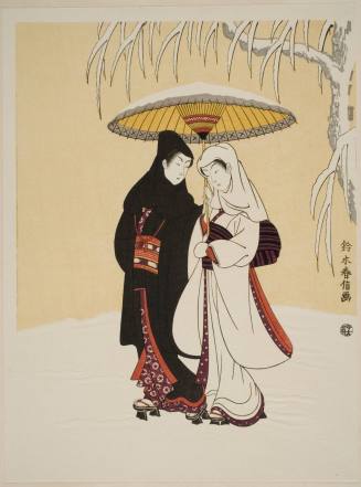 Man and Woman in Snow