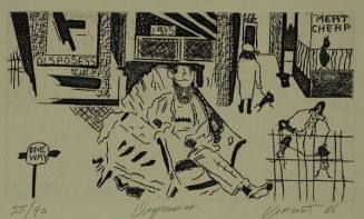 Dispossess, from the portfolio "Eight Etchings"