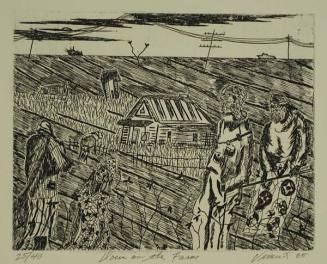 Down on the Farm, from the portfolio "Eight Etchings"