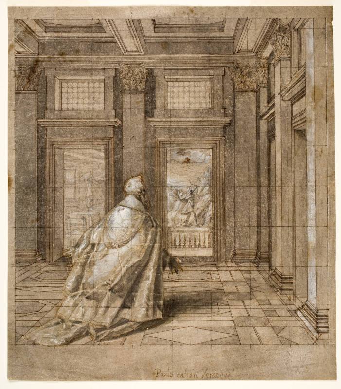 Interior with a Kneeling Figure