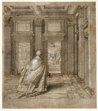 Interior with a Kneeling Figure
