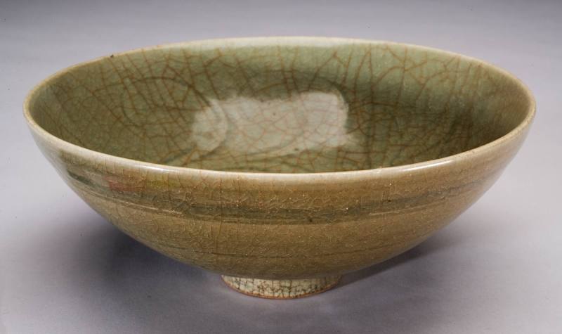 Bowl with Lotus Design