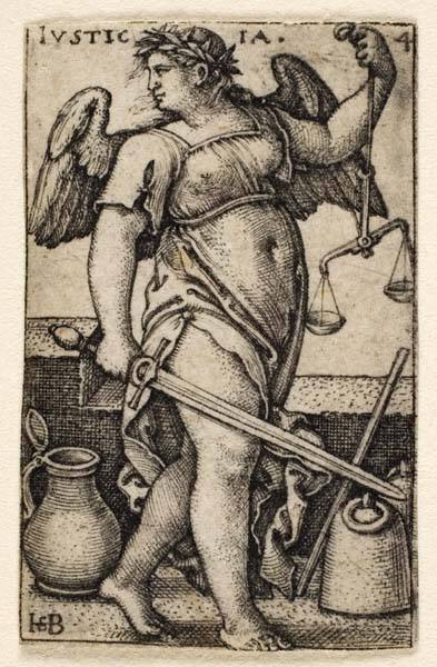 Justicia (Justice), from the series "Cognition and the Seven Virtues"
