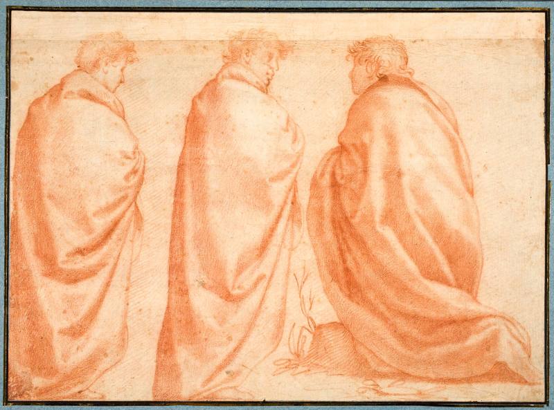 Three Draped Male Figures